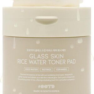 Glass Skin Rice Water Toner Pads Dry Dull Sensitive Skin (Korean) #OOTD